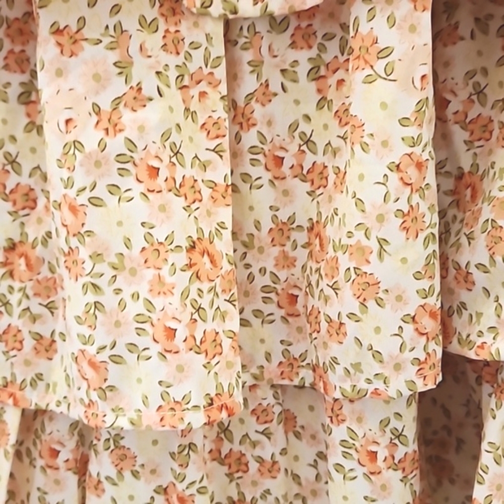 ALTAR'D STATE NWOT Floral Boho Off-Shoulder Short Sleeve Mini Dress Sz Medium - Picture 6 of 8
